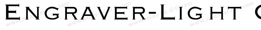 Engraver-Light Cn Re字体转换